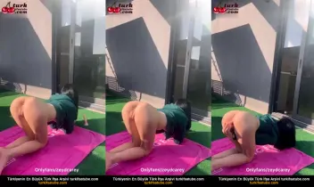 Alya Vural'ın Balkonda Sabah Mastürbasyonu İfşası