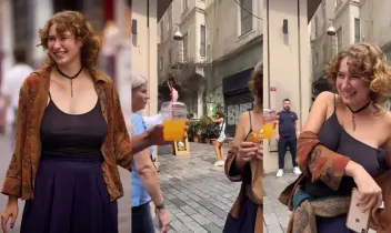 Bu kızın videosunu görmüş olanlar olabilir. Instagram'da görmüştüm, bir tane sokak fotoğrafçısı fotoğraflarını çekiyordu. Ben de OnlyFans'ını buldum. 1