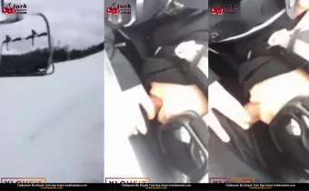Bursalı Türbanlı Uludağ'da Sakso