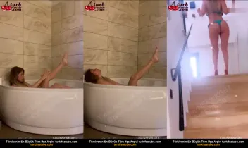 Ebru Polat çıplak bir video çekiyor