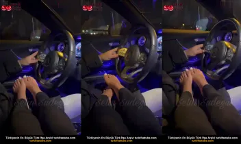 Manita çantasındaki seksi bayan