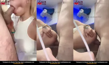 Seksli banyo kız kardeşinin penisini yarrakla çekerken ağırlaştırıldı