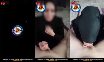 Seksli bayan türbanlıya penis soktu