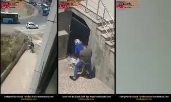 Kadın, sokakta çıplak, erkek tarafından kandırılıyor