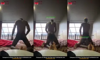 Türkiye'deki beyaz kadınların pornografisi, bungalov üst katta sikiliyor