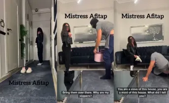 Uyur baka seni, köle oyun bakalım sana ne işler olacak!